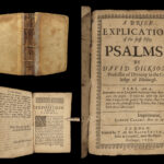 1653 1ed Explanation Psalms BIBLE Commentary Scottish Puritan Dickson SPURGEON