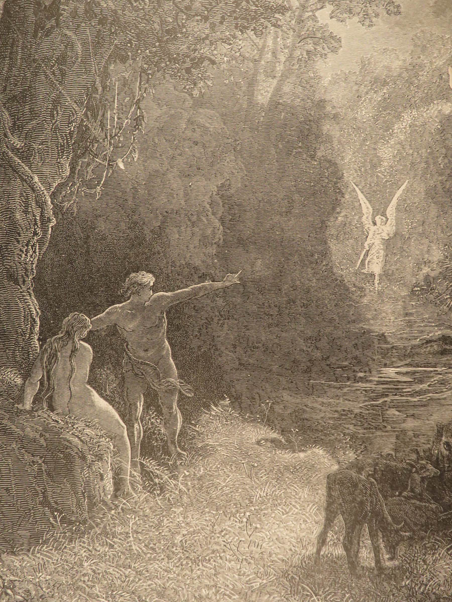 1884 1ed Paradise Lost John Milton GUSTAVE DORÉ Gallery Genesis Bible ART  Folio