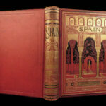 1881 BEAUTIFUL Gustave Doré Art SPAIN Spanish Architecture FOLIO Fine Binding