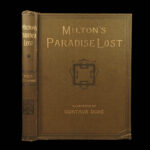 1890 Paradise Lost John Milton GUSTAVE DORE Art God Genesis Eden Bible FOLIO