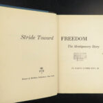 1958 1st/1st MARTIN LUTHER KING JR Stride Toward Freedom Civil Rights Montgomery