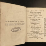 1651 1ed Lilia Mariana by Hippolytus Marraccius MARIOLOGY Catholic Virgin Mary