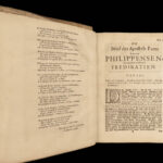 1684 Dutch Reformed Bible Sermons on Philippians Petrus vander Hagen Amsterdam