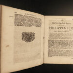 1684 Dutch Reformed Bible Sermons on Philippians Petrus vander Hagen Amsterdam