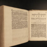 1684 Dutch Reformed Bible Sermons on Philippians Petrus vander Hagen Amsterdam