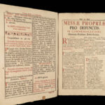 1782 Requiem Mass RARE FOLIO Missa Defunctorum Catholic Church Music Chant Hymns