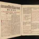 1782 Requiem Mass RARE FOLIO Missa Defunctorum Catholic Church Music Chant Hymns