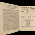 1691 Saint Paschal Baylon 1ed Life & Miracles Spanish Monk Catholic Cristobal