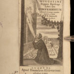 1675 Confessions of Saint Augustine Catholic & Protestant Bible Theology Elzevier