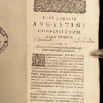 1675 Confessions of Saint Augustine Catholic & Protestant Bible Theology Elzevier