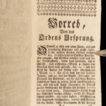 1757 LUCERN Switzerland German Bible Monastic Rule of Penitent Third Orders