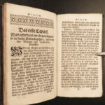 1757 LUCERN Switzerland German Bible Monastic Rule of Penitent Third Orders