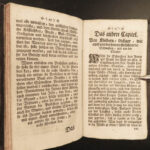 1757 LUCERN Switzerland German Bible Monastic Rule of Penitent Third Orders