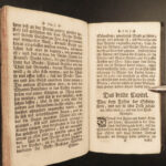 1757 LUCERN Switzerland German Bible Monastic Rule of Penitent Third Orders