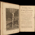 1772 ENGLISH Thomas a Kempis Imitation of Christ Stanhope Prayers Bible ART