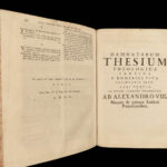 1749 Forbidden Books Damnatorum Thesium Catholic Heresy Bulls Pope Alexander VII