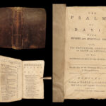 1792 EARLY New York Bible Psalms of David Dutch Reformed Calvin Hymns Catechism