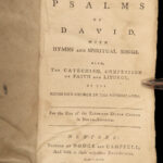 1792 EARLY New York Bible Psalms of David Dutch Reformed Calvin Hymns Catechism