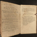 1792 EARLY New York Bible Psalms of David Dutch Reformed Calvin Hymns Catechism