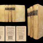 1728 HUGE Vellum FOLIOS 3v SET Thomassin Disciplines of Catholic Church Lucca