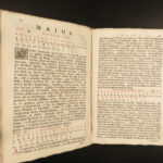 1738 Martyrologium Romanum Pope Gregory XIII Catholic Breviary Bible Martyrs