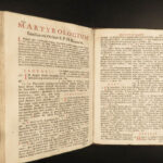 1738 Martyrologium Romanum Pope Gregory XIII Catholic Breviary Bible Martyrs