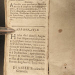 1670 Confessions of Saint Augustine Catholic Bible Benedictine Sommalius Rouen