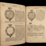 1640 English HERALDRY 1ed Union of Honour James Yorke Illustrated Coat of Arms