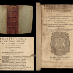 1584 John Calvin Institutes of Christian Religion Geneva Bible Catechism FAMOUS