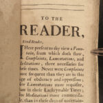 1677 RARE Fons Lachrymarum by Royalist John Quarles English Civil War Poems