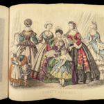 1863 FASHION Godey Lady’s Book Illustrated Dress Costume RARE Civil War edition