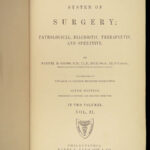 1882 GROSS Anatomy & Surgery System Medicine Pathology Therapy Engraving 2v Set