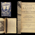 1907 Nap Lajoie Baseball Guide Honus Wagner TY COBB Cleveland Naps World Series