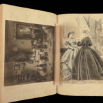 1864 Civil War FASHION Dresses Clothing Hairstyles Craft ART Peterson’s Magazine