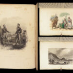 1847 Lucry Voyages Atlas CHINA South America Jungles Color Engravings CORTEZ 8v