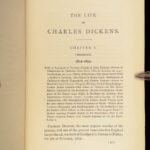 1873 Life of Charles DICKENS by Forster A Christmas Carol Oliver Twist 3v SET