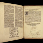 1528 RENAISSANCE LAW 1ed Socini & Bernal Luca SIGNED Inquisition Burgos SPAIN