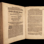 1575 Martin Luther BIBLE Commentaries RARE Protestant Reformation Sermons FOLIO