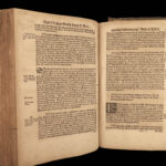 1575 Martin Luther BIBLE Commentaries RARE Protestant Reformation Sermons FOLIO