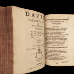 1613 FAMED du Bartas Divine Weeks Creation Bible Poetry Genesis NOAH ARK English