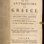 1699 ENGLISH ed Ancient GREECE Illustrated Greek Temples Olympic Games Homer