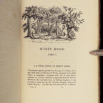 1832 ROBIN HOOD Songs & Ballads English Folklore Friar Tuck Ritson Illustrated 2v