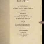 1832 ROBIN HOOD Songs & Ballads English Folklore Friar Tuck Ritson Illustrated 2v