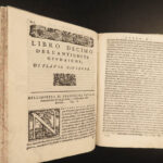 1581 Josephus Antiquities Jews Judaica RARE Italian Judaism Venice Jewish Wars