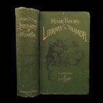 1888 Mark Twain 1ed Library of Humor Short Stories Illustrated Jumping Frog