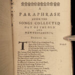 1648 George Sandys Paraphrases on Divine Poems BIBLE Psalms Job Deuteronomy RARE