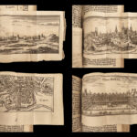 1689 INCREDIBLE 1ed History FRANCE 100+ Engravings CASTLES Forts City Views MAPS