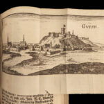 1689 INCREDIBLE 1ed History FRANCE 100+ Engravings CASTLES Forts City Views MAPS