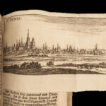 1689 INCREDIBLE 1ed History FRANCE 100+ Engravings CASTLES Forts City Views MAPS