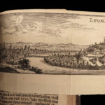 1689 INCREDIBLE 1ed History FRANCE 100+ Engravings CASTLES Forts City Views MAPS